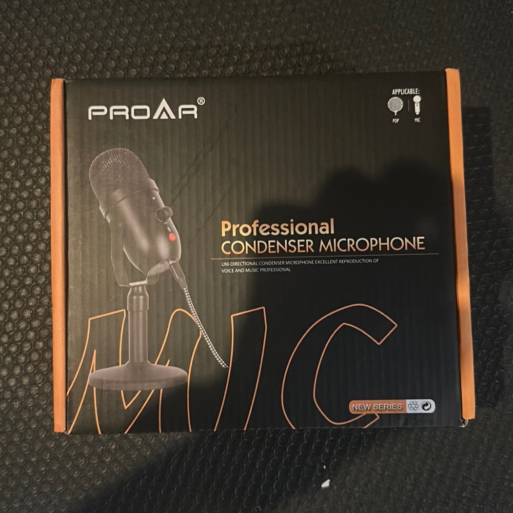 Professional condenser microphone